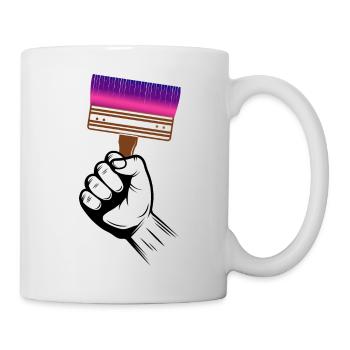 Handwerker Handyman Handwerk Werkzeug Baustelle - Tasse - Weiß - Rechts