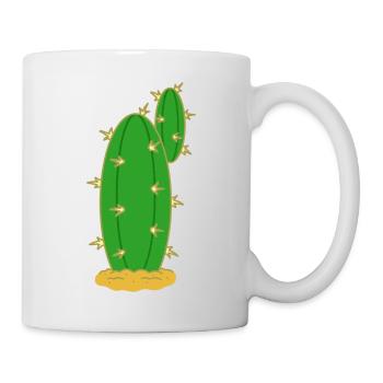 Cactus N°5 - Mug blanc - blanc - Droite