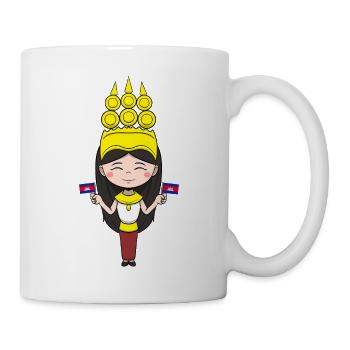 Cambodia Flag Dance Khmer Apsara I Gift - Mug - white - Right