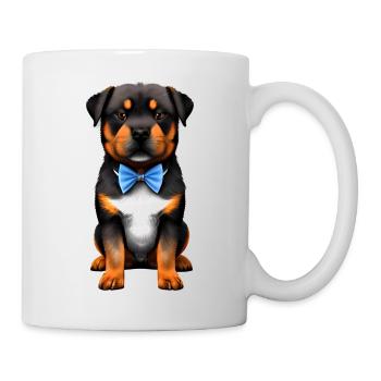 Rottweiler Dog Puppy Rottweiler Puppy Dogs - Mug - white - Right
