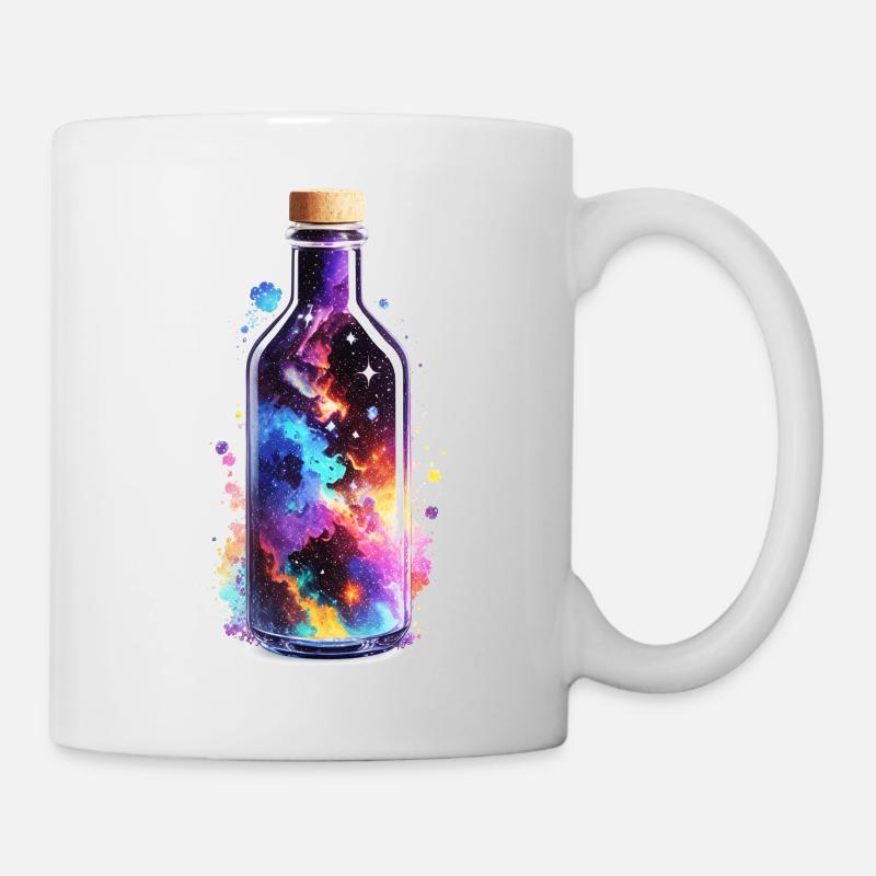 Spacebottle - Tasse - Weiß