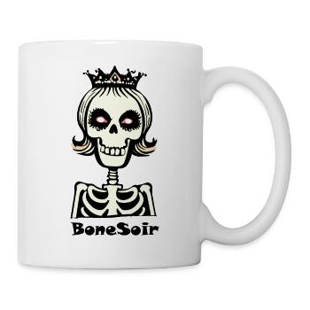 BoneSoir Halloween Skeleton Pun Joke - Mug - white - Right
