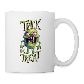 Halloween Monster Trick ou Treat Spooky Horror - Mug blanc - blanc - Droite