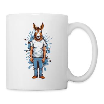 Donkey man - Mug - white - Right