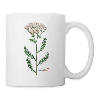 Schafgarbe - Tasse - Weiß - Rechts