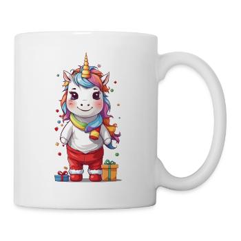 Colorful Christmas Magic Unicorn Winter Gifts - Mug - white - Right