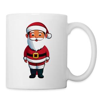 Weihnachtsmann / Weihnachten - Tasse - Weiß - Rechts