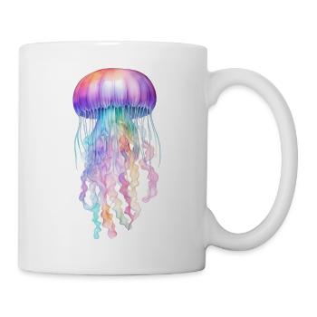 Blue Jellyfish - Mug - white - Right