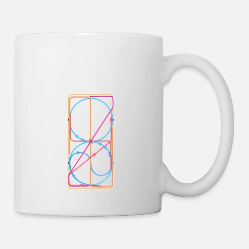 Bahnfiguren ganz logisch - Tasse - Weiß