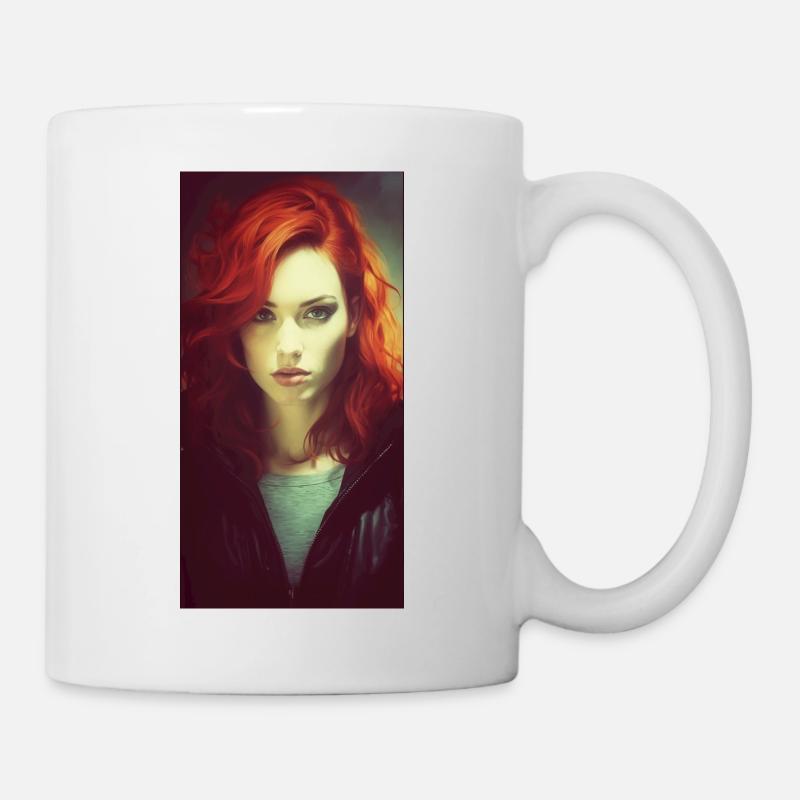 Rouge - Mug blanc - blanc
