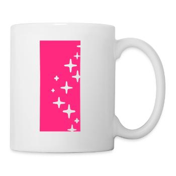 Buchstabe I Glitzer - Tasse - Weiß - Rechts
