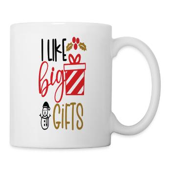 I like big Gifts - Tasse - Weiß - Rechts