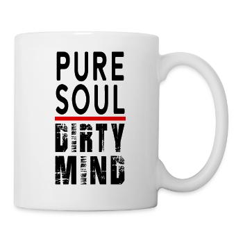 Pure soul dirty mind - Mug - white - Right