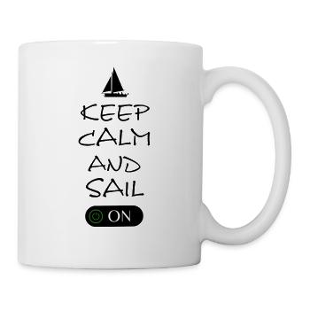 Segeln - Tasse - Weiß - Rechts