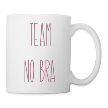 Team no bra - feministisches Design - Tasse - Weiß - Rechts