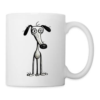 Hund - Tasse - Weiß - Rechts