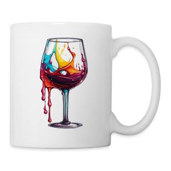 Wine / Grapes / Alcohol / Drink / Enjoy - Mug - white - Right
