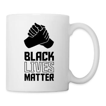 hands black lives matter - Tasse - Weiß - Rechts