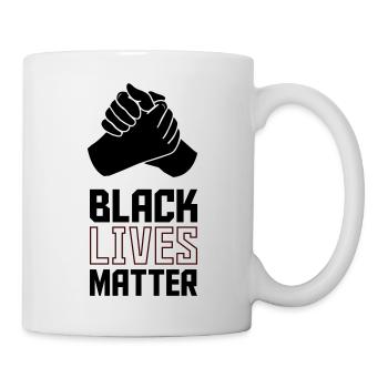 hands black lives matter - Tasse - Weiß - Rechts