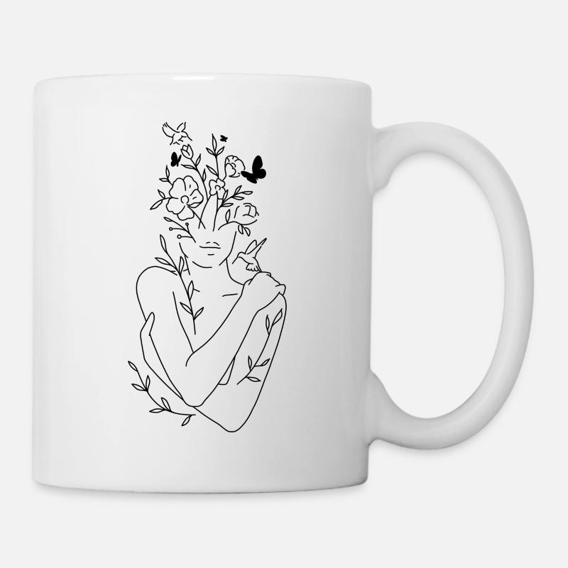 Selflove V-Day (black) - Tasse - Weiß
