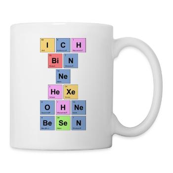 ich bin ne Hexe ohne Besen - Chemische Elemente - Tasse - Weiß - Rechts