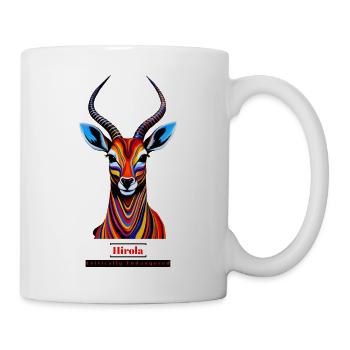 Antilope chasseuse - Hirola - Mug blanc - blanc - Droite