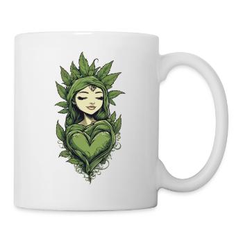 Heart Plants Aesthetic Love Design - Mug - white - Right