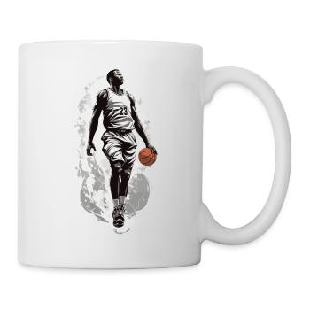 Basketball Dribbling Dynamics Streetwear Design - Mug - white - Right