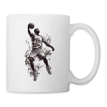 Basketball Dunk Aesthetic Streetwear Design - Tasse - Weiß - Rechts