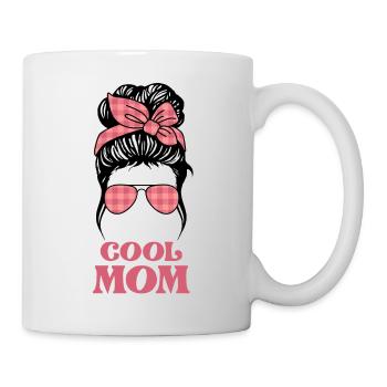 Cool Mom - 70 ' s rétro Vintage fête des mères - Mug blanc - blanc - Droite