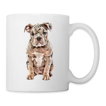 OLD ENGLISH BULLDOG Dog Dogs Bulldog - Mug - white - Right