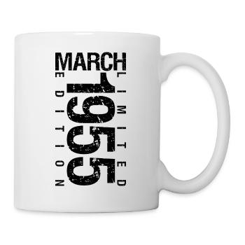 Birthday March 1955 March born in March - Mug - white - Right