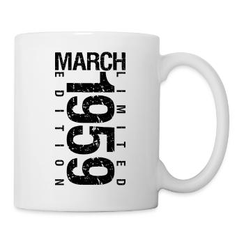 Birthday March 1959 March born in March - Mug - white - Right