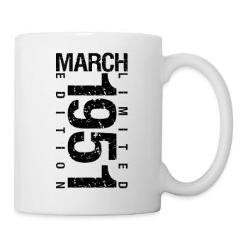 Birthday March 1951 March born in March - Mug - white - Right