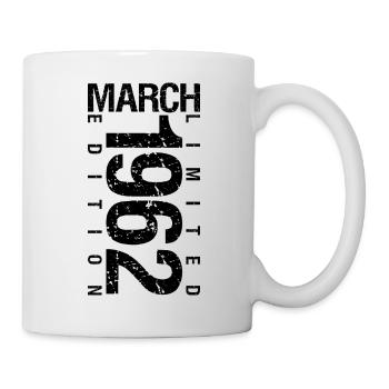Anniversaire Mars 1962 Mars né en Mars - Mug blanc - blanc - Droite