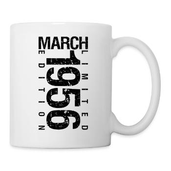Birthday March 1956 March born in March - Mug - white - Right