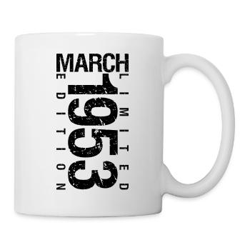 Anniversaire Mars 1953 Mars né en Mars - Mug blanc - blanc - Droite