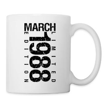 Anniversaire Mars 1988 Mars né en Mars - Mug blanc - blanc - Droite