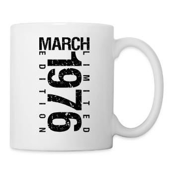 Anniversaire Mars 1976 Mars né en Mars - Mug blanc - blanc - Droite