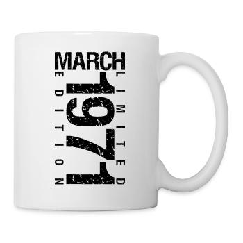 Anniversaire Mars 1971 Mars né en Mars - Mug blanc - blanc - Droite