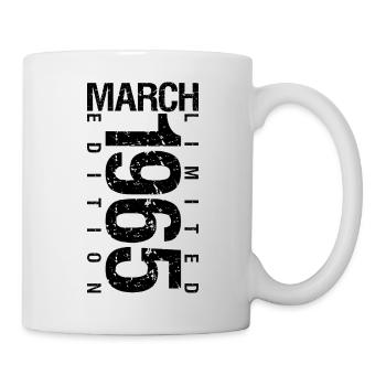 Anniversaire Mars 1965 Mars né en Mars - Mug blanc - blanc - Droite