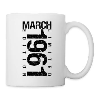 Anniversaire Mars 1961 Mars né en Mars - Mug blanc - blanc - Droite