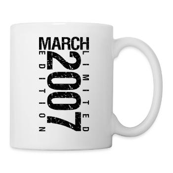 Birthday March 2007 March born in March - Mug - white - Right
