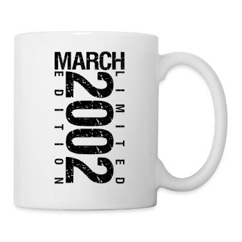 Birthday March 2002 March born in March - Mug - white - Right