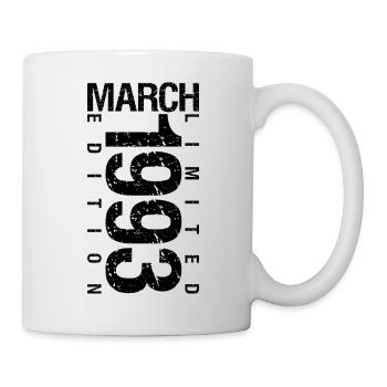 Anniversaire Mars 1993 Mars né en Mars - Mug blanc - blanc - Droite