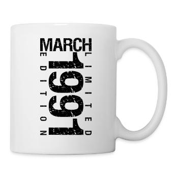 Birthday March 1991 March born in March - Mug - white - Right