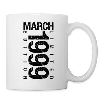 Anniversaire Mars 1999 Mars né en Mars - Mug blanc - blanc - Droite