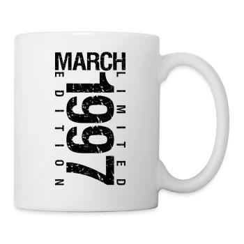 Birthday March 1997 March born in March - Mug - white - Right