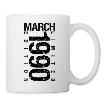 Anniversaire Mars 1990 Mars né en Mars - Mug blanc - blanc - Droite