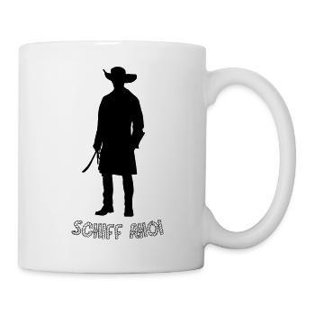 Pirate ship ahoy - Mug - white - Right